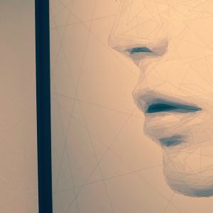 bouche d'une femme art contemporain